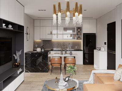 Công trình thiết kế cho Căn hộ chị Oanh The Pegasuite Quận 8